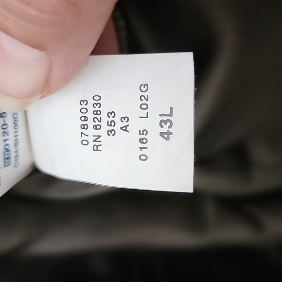 Land's End corduroy olive green lined jacket size 43L - Picture 12 of 14